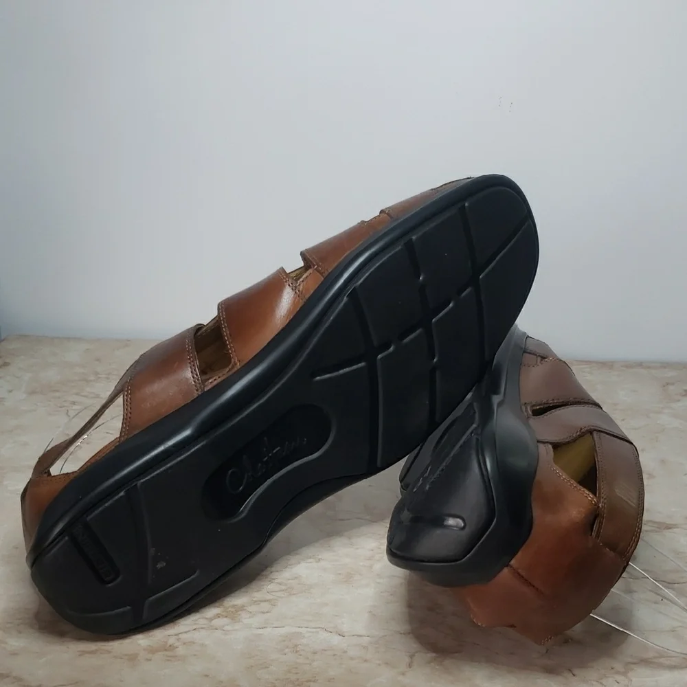 Men's Brown Leather Sandals 11.5